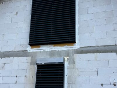 Żaluzje fasadowe podtynkowe